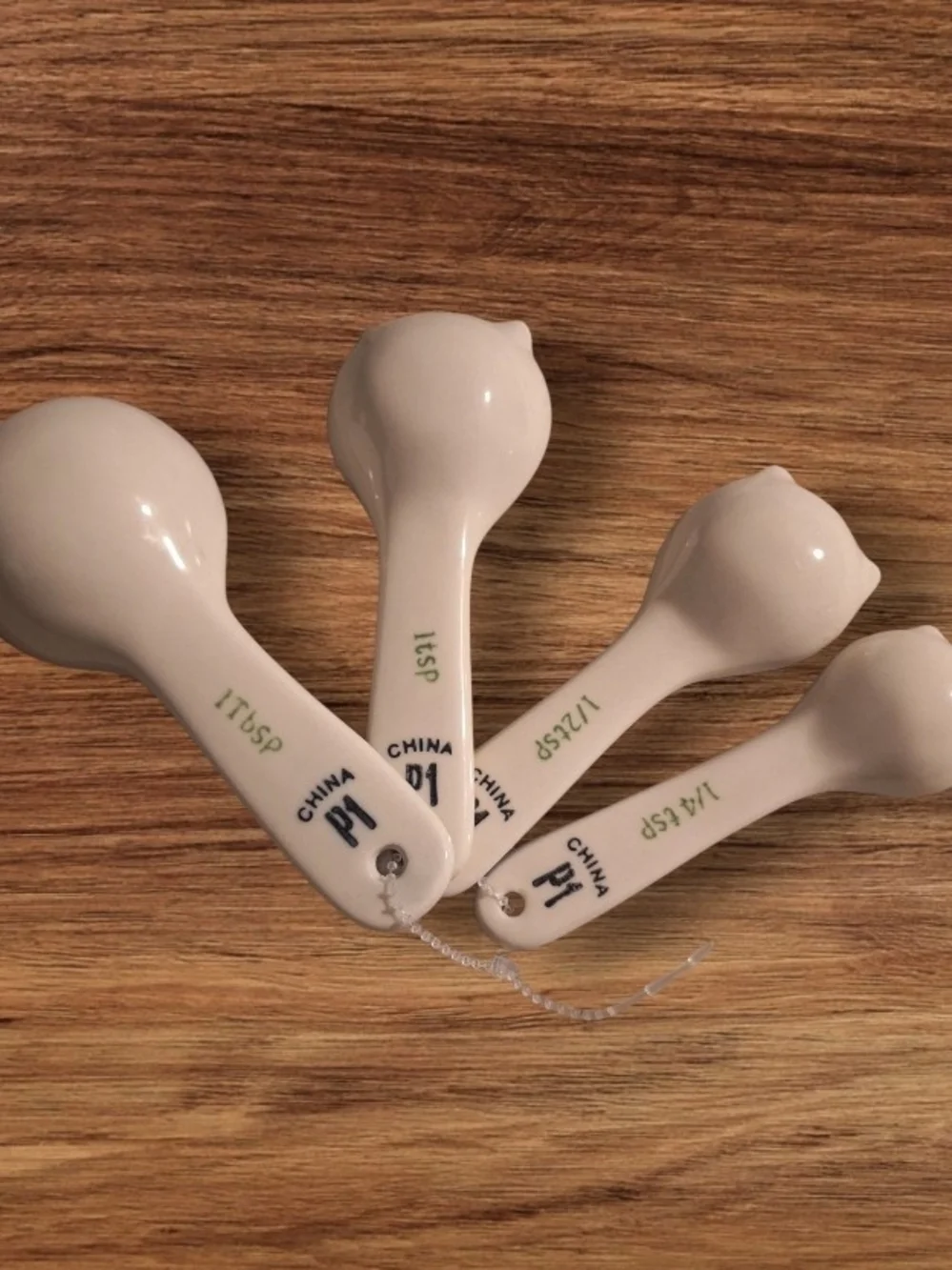 pier 1 Ceramic Owl Measuring Spoons Set - Multicolor